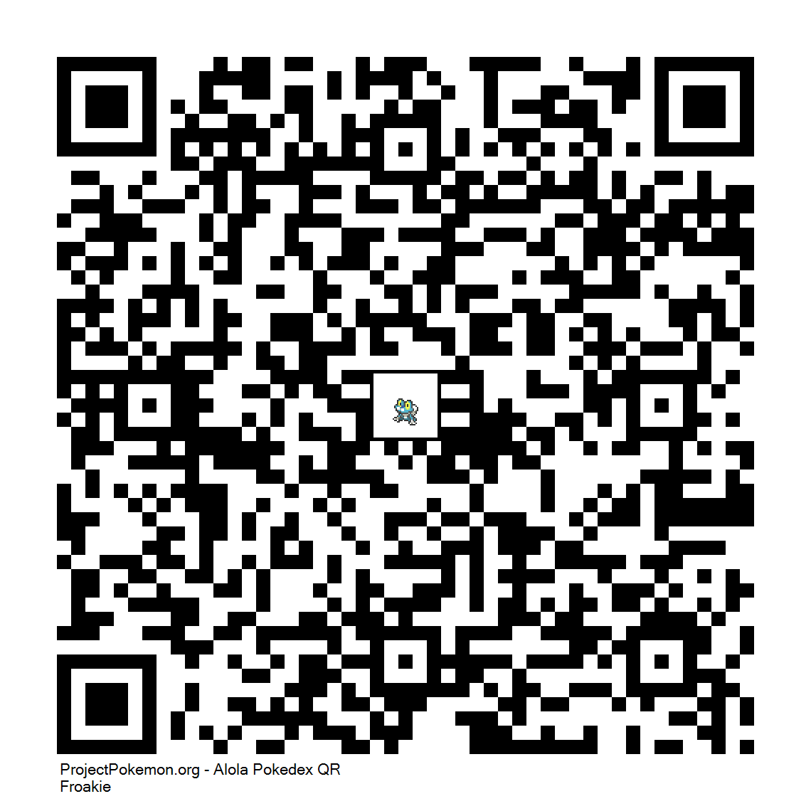 Cdigo QR de Froakie